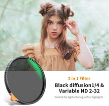 82mm Multifunktionaler Black-Mist ND2-ND32 Filter & ND