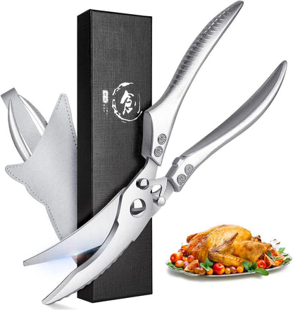 Geflügelschere Profi Küchenschere Edelstahl Allzweckschere