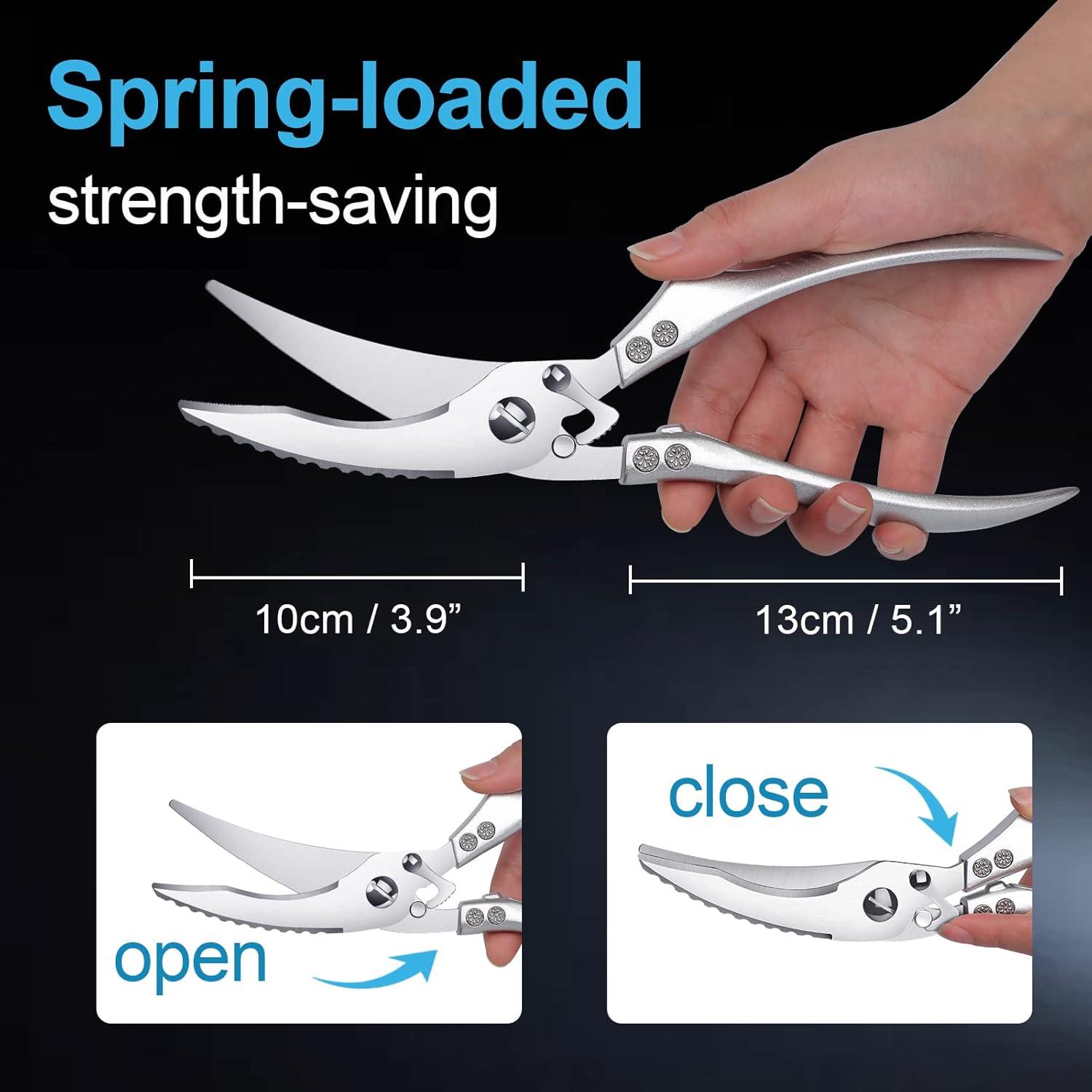 Geflügelschere Profi Küchenschere Edelstahl Allzweckschere