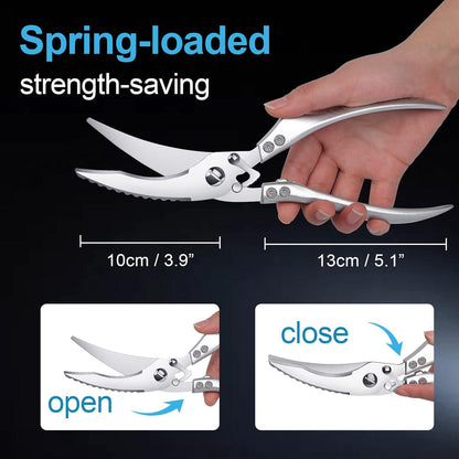 Geflügelschere Profi Küchenschere Edelstahl Allzweckschere