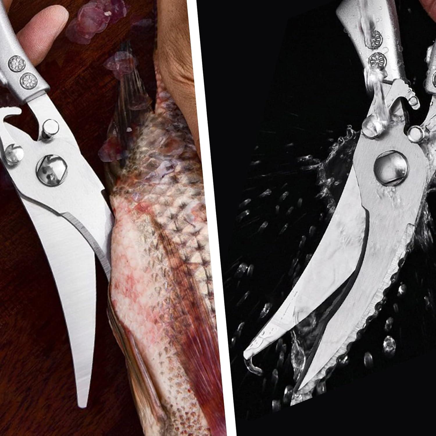 Geflügelschere Profi Haushaltsschere Edelstahl Küchenschere mit