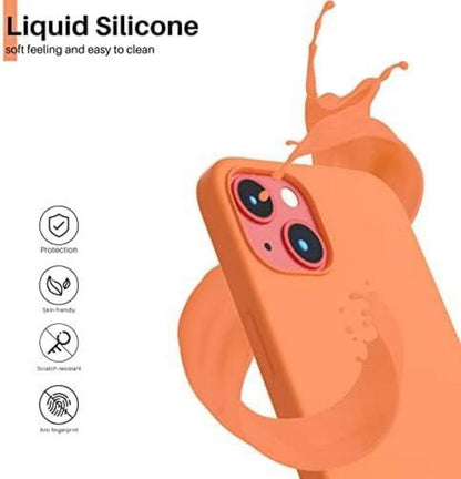 iPhone 13 Silikon Case Ultra Dünne Flüssig Silikon Hülle Schutz 6,1