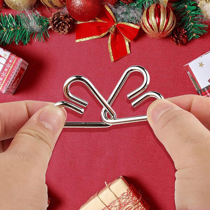 Adventskalender für Kinder mit 24 Draht-Puzzleteilen