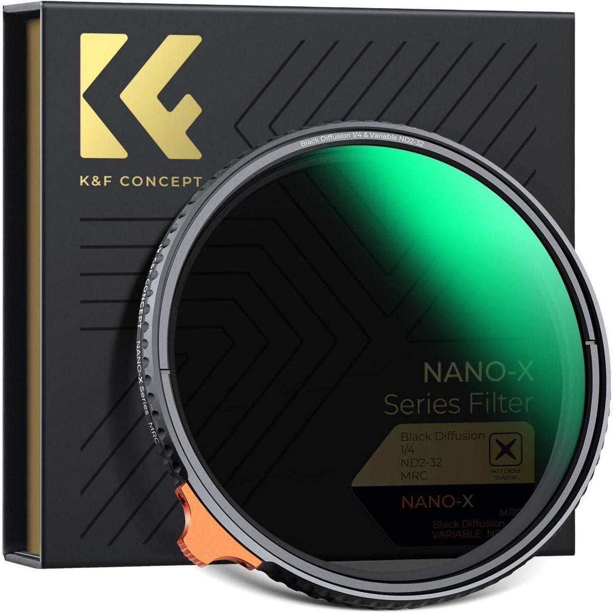 2-in-1 Kamerafilter: Black Mist 1/4 & variabler ND2-ND32