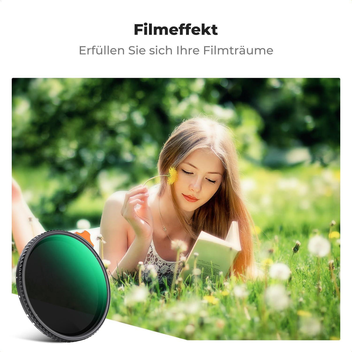 2-in-1 Kamerafilter: Black Mist 1/4 & variabler ND2-ND32