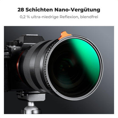 2-in-1 Black Mist & Variabler ND Filter 49mm