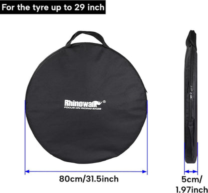 Fahrrad Laufradtasche für 26-29 Zoll Räder Schwarz