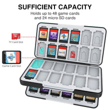 HEIYING Nintendo Switch Game Card Case 48 Slots 24 Micro SD