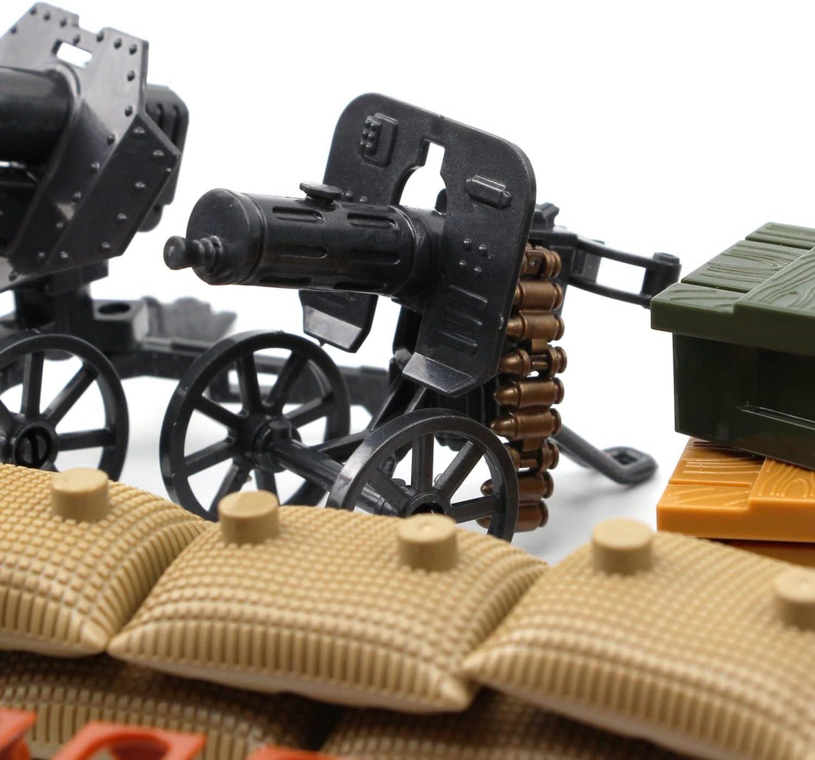 WW2 Militär Waffen Set für Armee Spielzeug Figuren Bausteine Kit