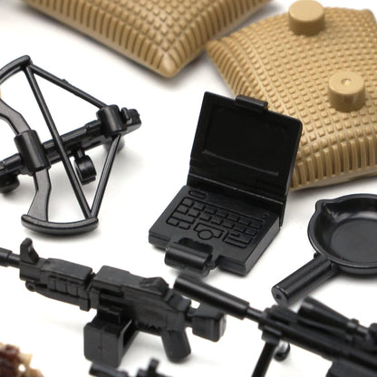 Militär Waffen Set Spielzeug Modern Armee Baustein Soldat Figuren Ausrüstung