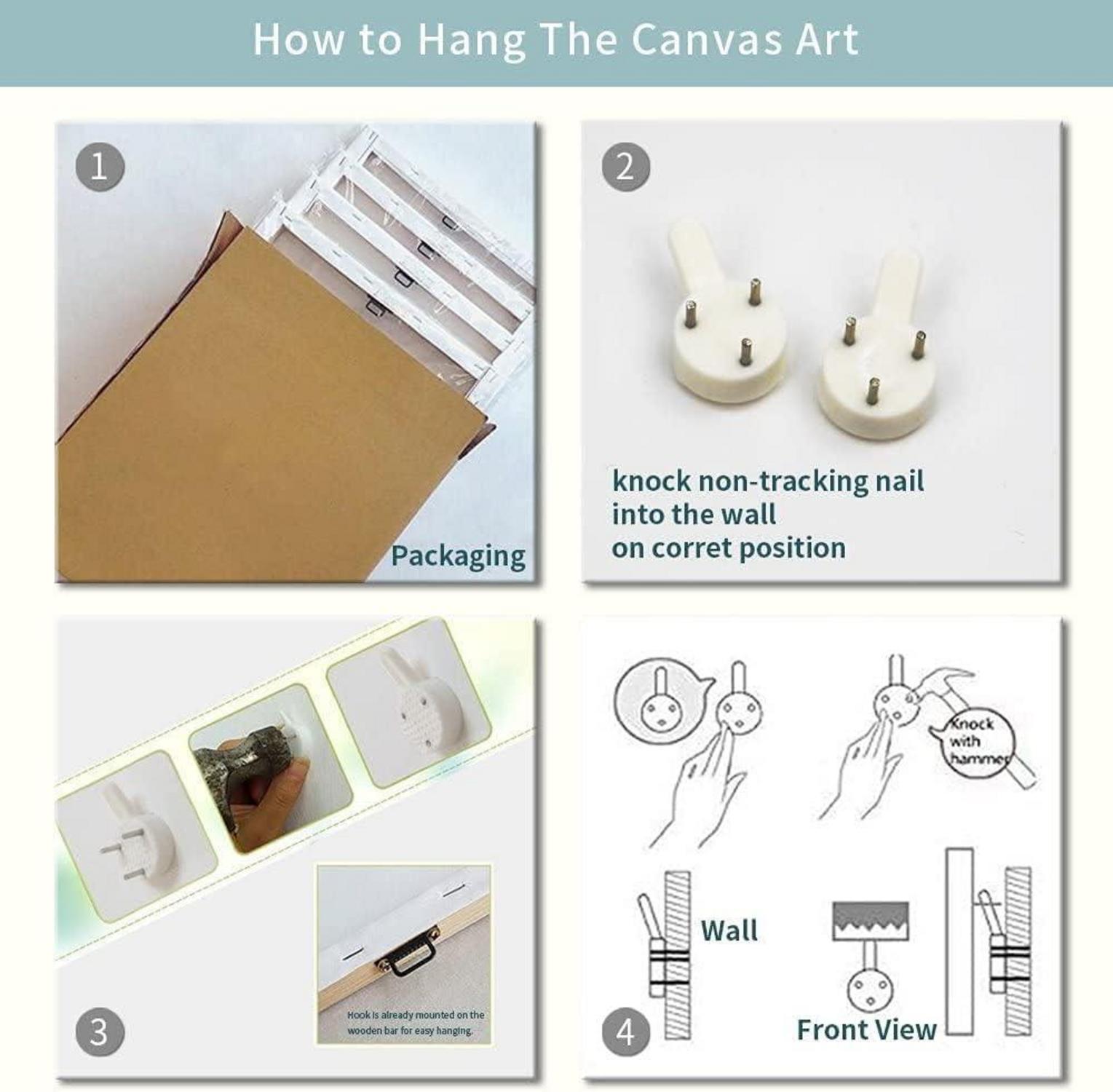 Leinwand Bilder Set Natur Blätter Café Bibliothek Wandbilder 30x40cm 3-teilig