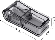 Tablettenteiler mit Reinigungsbürste, V-förmiger
