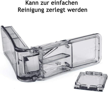 Tablettenteiler für Große und Kleine Tabletten 2 Stück Blau Schwarz