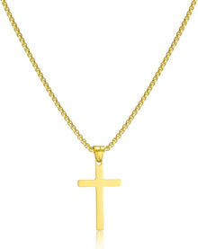 Kreuzkette Herren Edelstahl Anhänger Christentum Geschenk