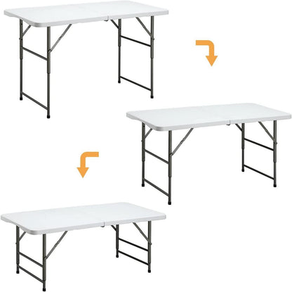 Klapptisch Campingtisch 4FT Klappbarer Gartentisch BBQ Party