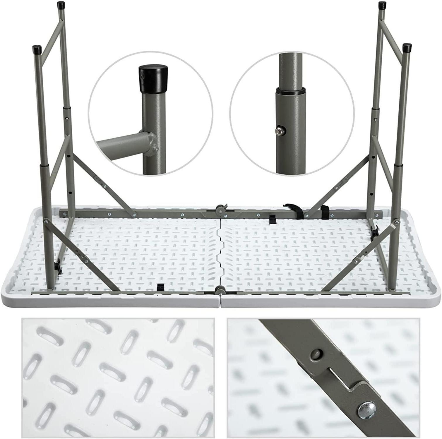 Klapptisch 4FT Campingtisch Klappbarer Gartentisch BBQ Party