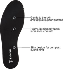 Memory Schaum Einlegesohlen 5mm Schwarz Gr.36-47EU 2mm