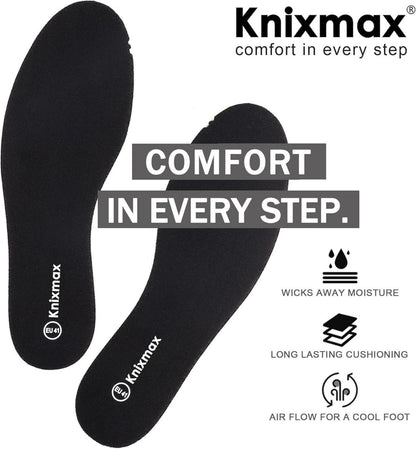 Memory Foam Einlegesohlen für Herren Damen - Weiche Sport Einlagen - Schuheinlagen Gr.36-47EU Memory Foam Schwarz