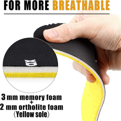 Memory Schaum Einlegesohlen Schwarz 5mm Gr.36-47EU Herren Damen