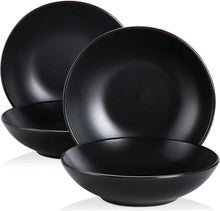 Suppenteller Set Steingut Vintage Design 4-teilig 800ml