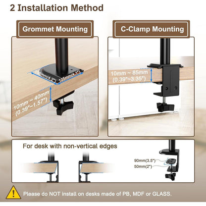 Monitor Halterung für 3 Monitore 13-32 Zoll