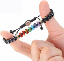 Chakra Armband Lebensbaum 7 Chakra Edelstein Perlenarmband