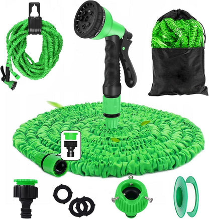 Flexibler Gartenschlauch 100FT mit 8Funktions Sprühdüse