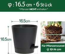 T4U 16,5cm Kunststoff Blumentopf mit