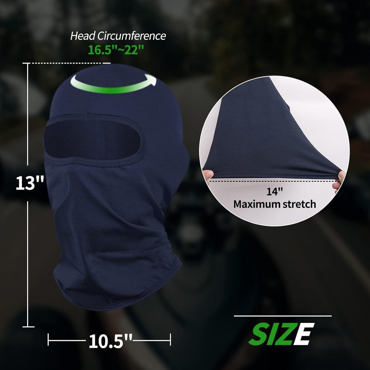 Sturmhaube Damen & Herren – Winddicht, Warm & Atmungsaktiv