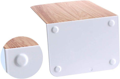 Buchstützen Metall Holzimitat 6 Paare 20x14x10cm