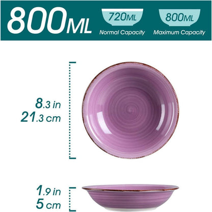 Vancasso BONITA Suppenteller Set 6-teilig Ø 21,3 cm