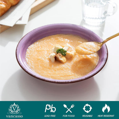 Vancasso BONITA Suppenteller Set 6-teilig Ø 21,3 cm