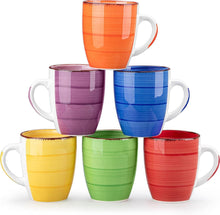 6-teiliges Kaffeetassen Set Steingut Bonita Henkel 360ml