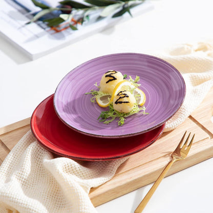 vancasso BONITA Steinzeug 6-teiliges Kuchenteller Set 18,8cm Dessertteller
