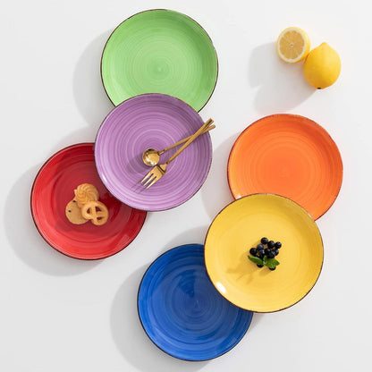 vancasso BONITA Steinzeug 6-teiliges Kuchenteller Set 18,8cm Dessertteller