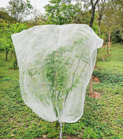 Insektennetz für Garten und Obstbäume 1.8m x 1.8m mit Reißverschluss