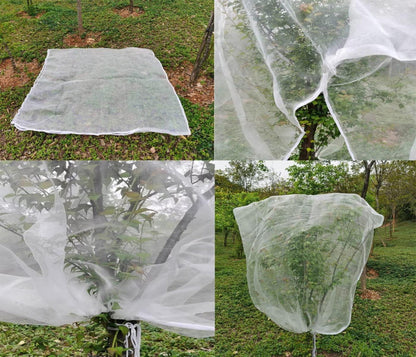 Insektenschutznetz Garten Obstbäume 1.8m x 1.8m mit Reißverschluss