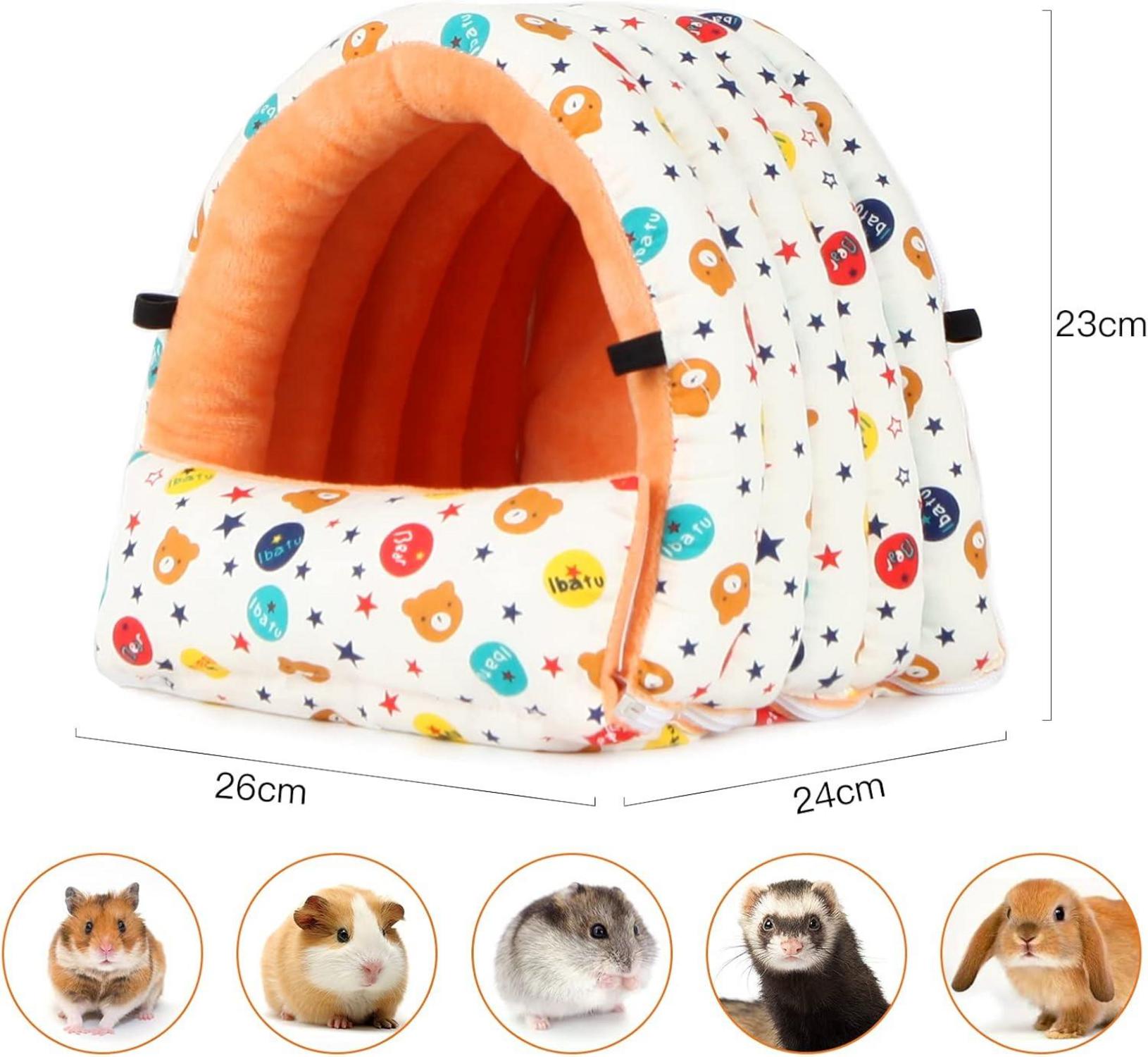 Meerschweinchen Bett Plüsch Hamsterbett Abnehmbarer Matte