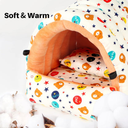 Weiches Plüsch Hamsterbett für Meerschweinchen & Kaninchen