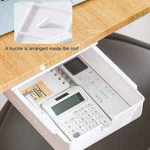 Selbstklebende Schublade Schreibtisch Weiß Organizer