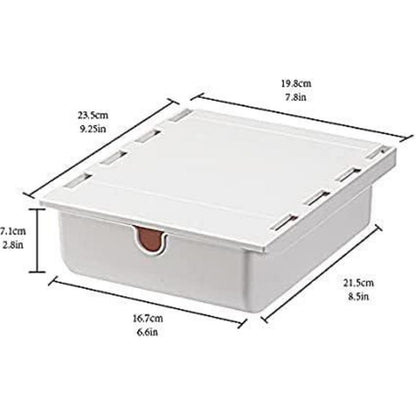 Selbstklebende Schublade Schreibtisch Weiß Organizer