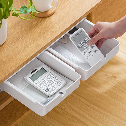 Selbstklebende Schublade Schreibtisch Weiß Organizer