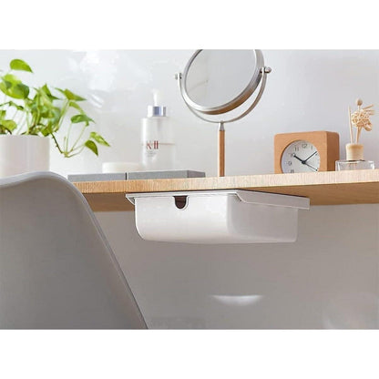 Selbstklebende Schublade Schreibtisch Weiß Organizer
