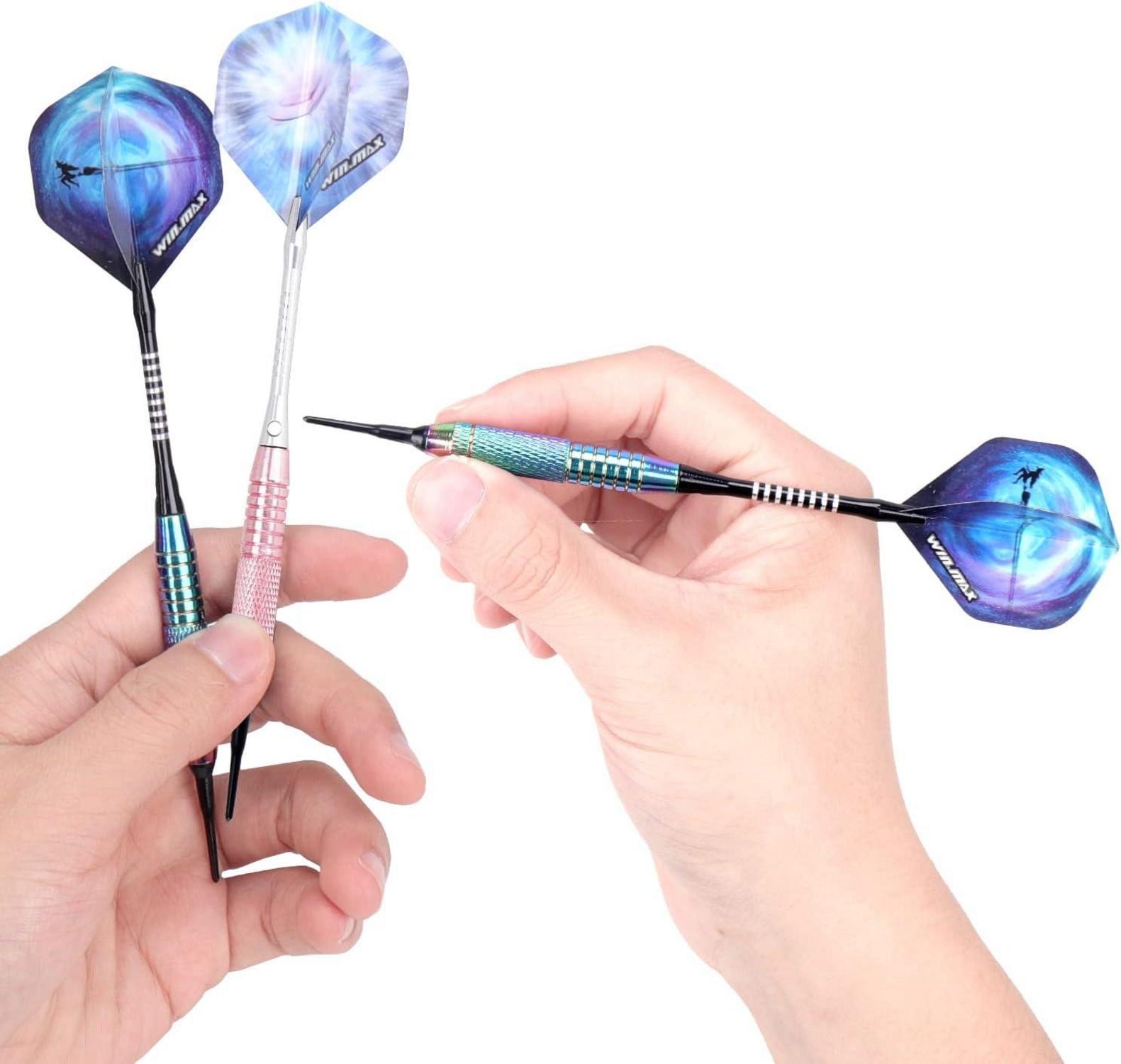 Dartpfeile Set für elektronische Dartscheibe 12 Stück 18g Softdarts