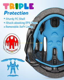 Fahrradhelm Kinder Cartoon 3D Design Skateboard Rollschuh
