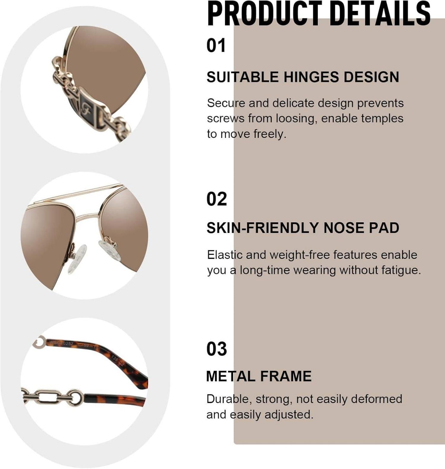Verspiegelte Sonnenbrille Damen Vintage Pilotenbrille UV400 Retro