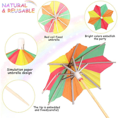 Party Zubehör 100 Stück Cocktail Deko Cocktailspieße Bar