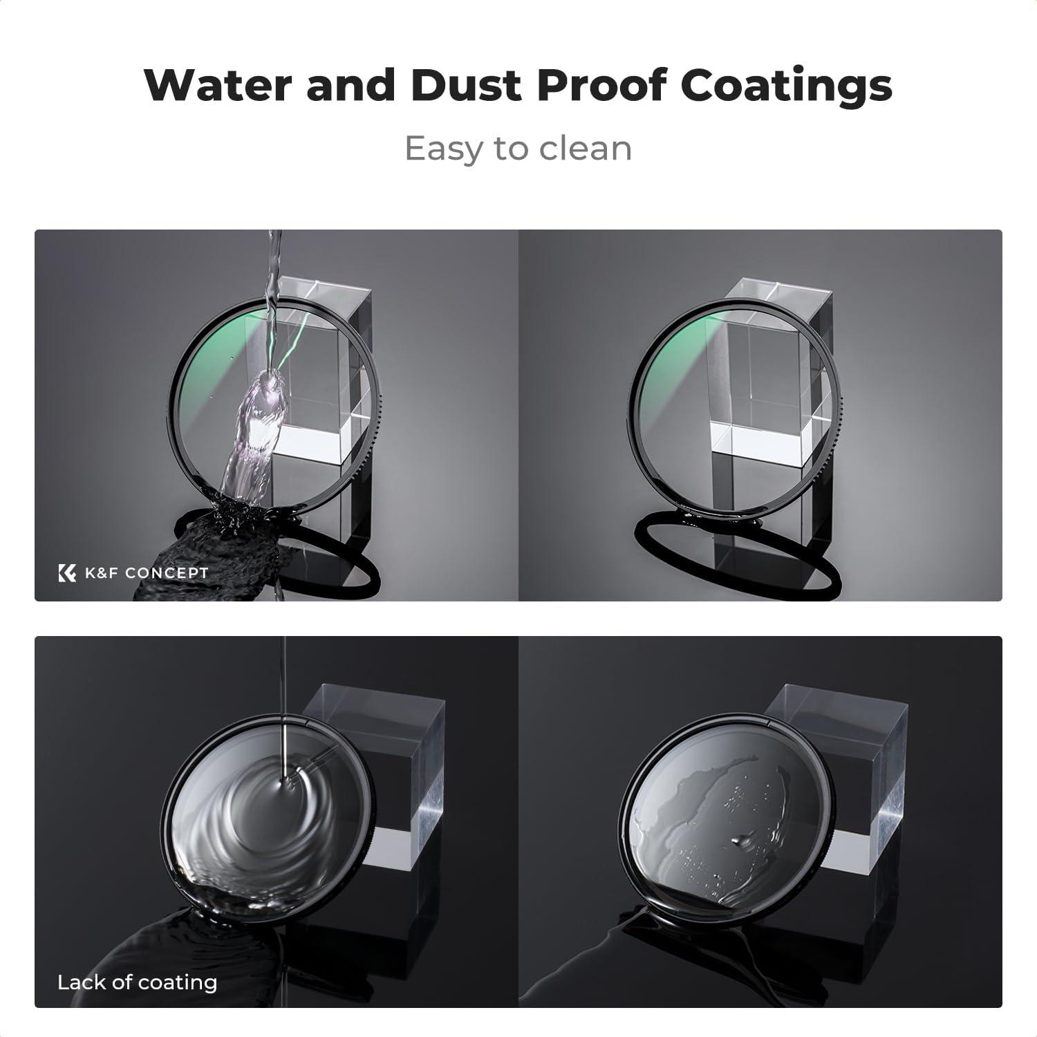 49mm Slim Zirkularer Polfilter AGC Glas 24 Schichten, CPL Filter