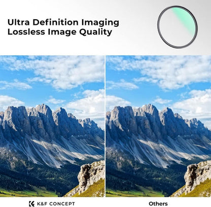 UV-Filter K&F Concept D-Serie 58MM MCUV Pro kein Vignettierung