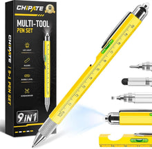 Chipate 9-in-1 Multifunktions Kugelschreiber Gelb